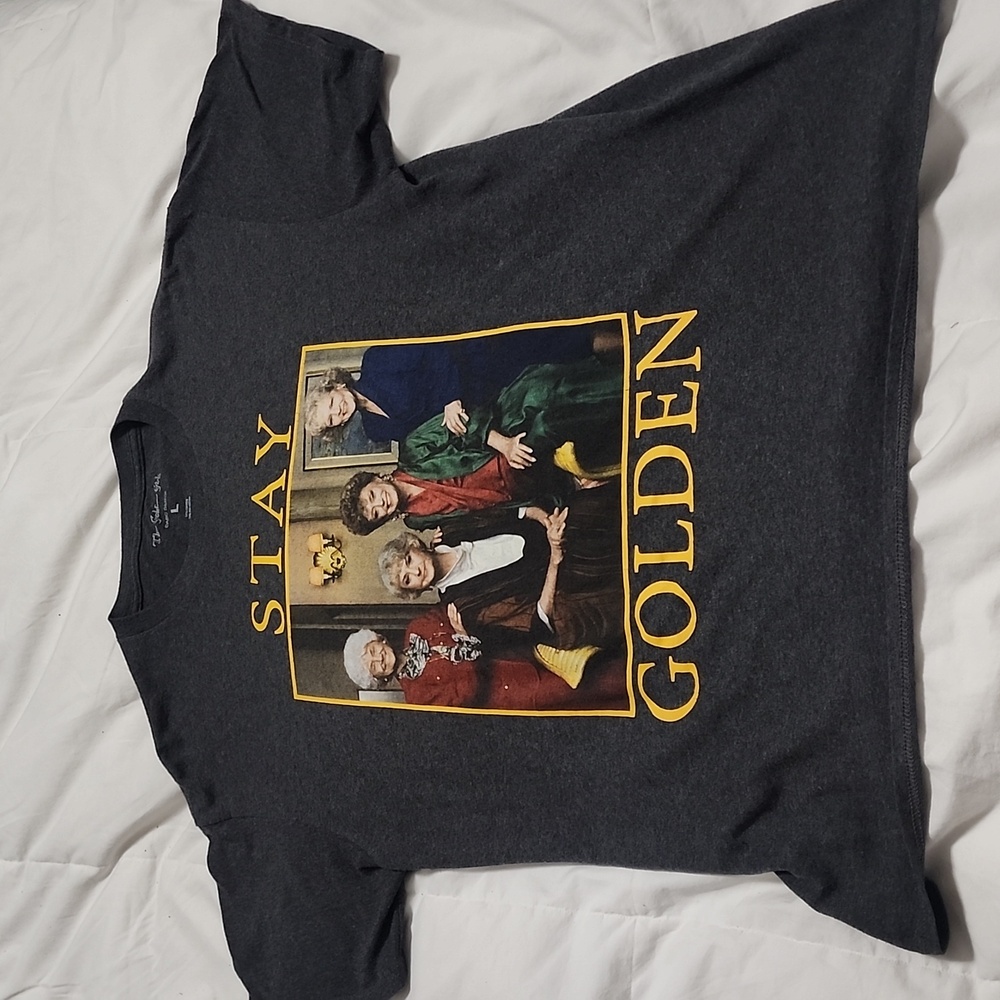 Stay Golden Graphic T-Shirt - Gray